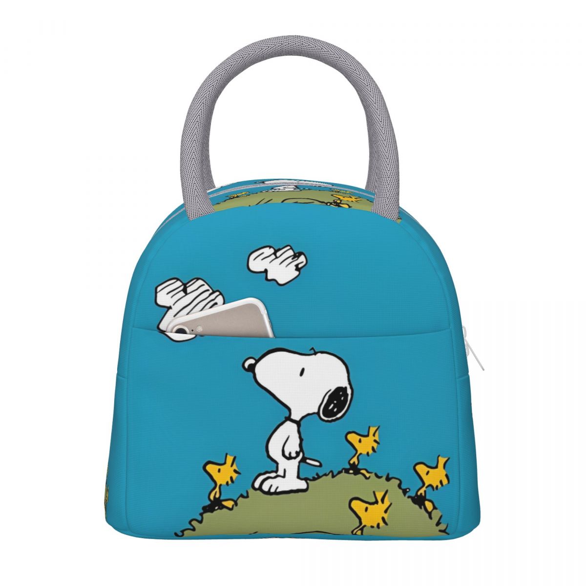 Tote Bag Sublimation - Snoopy Peanuts Yalıtımlı Öğle Yemeği Çantaları