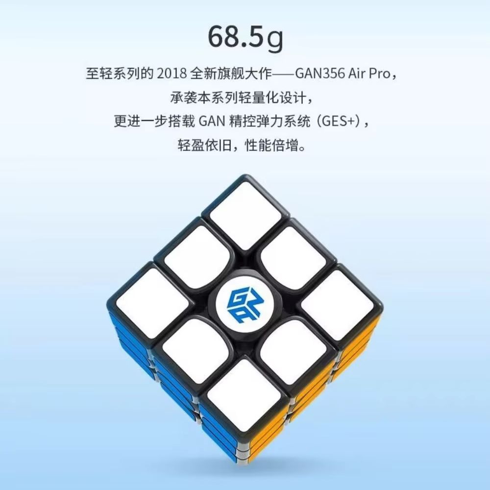 Puzzle Blank White - 2018 Gan356 Air Pro Siyah Beyaz