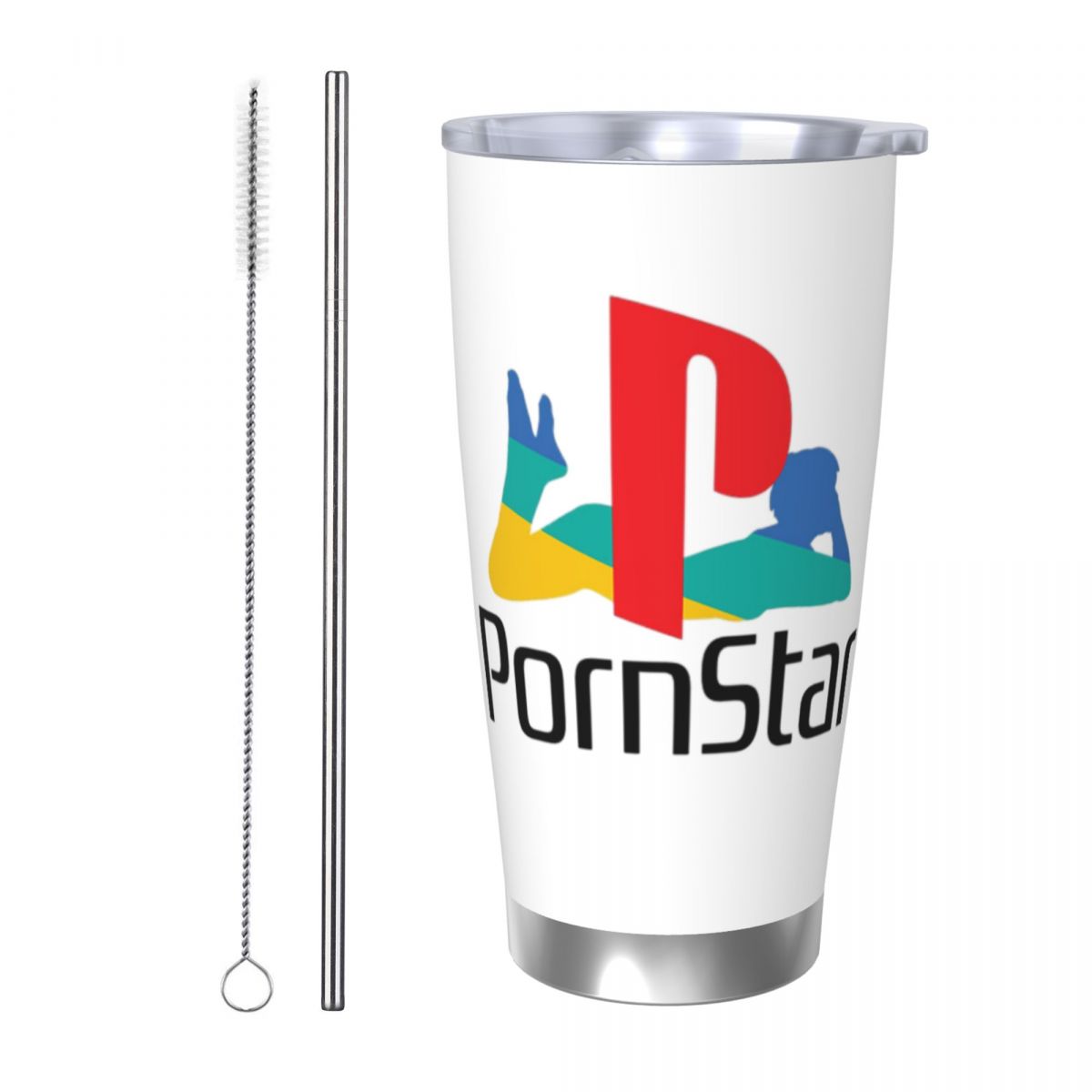 Tumbler 20Oz White - Ps Pron Star Beyaz Paslanmaz Çelik