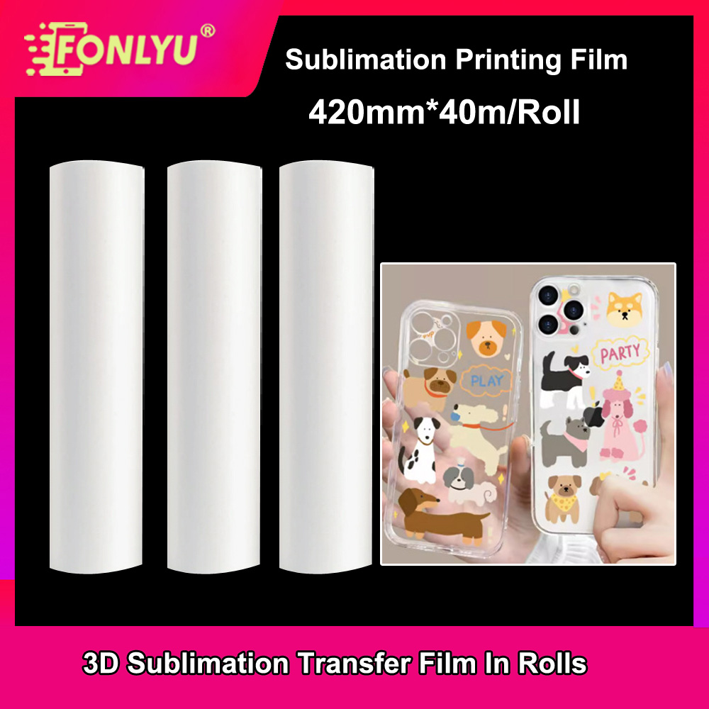 Phone Case Blank Print - FONLYU 420mm*40mm Rulo 3D Süblimasyon Film