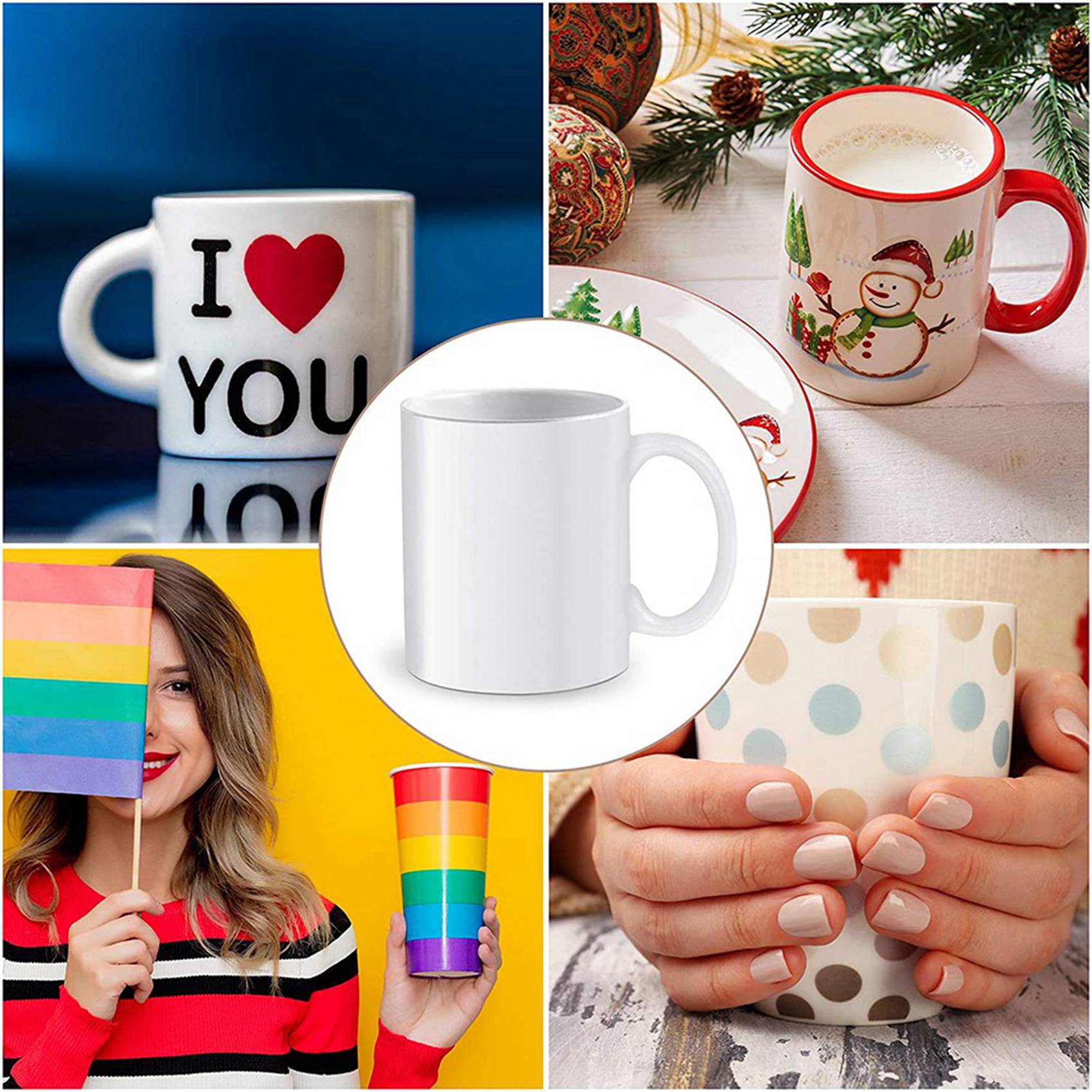 Sublimation Mug White - N09R-140 Adet Süblimasyon Şrink Film 5X10