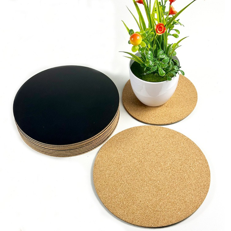 Coaster Sublimation Blank - 2/4 adet/grup mutfak yalıtım mantar pedi