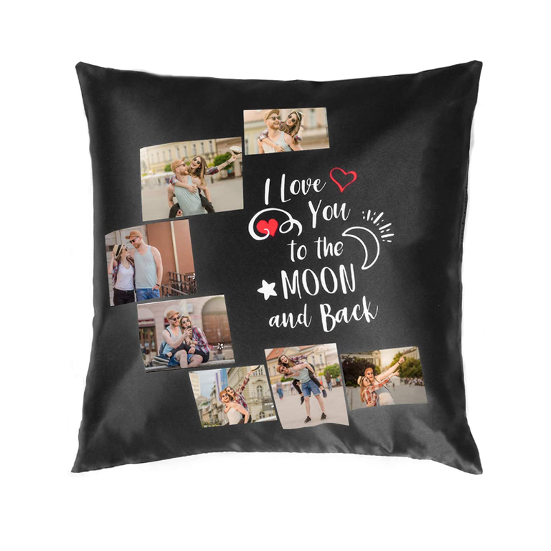 Pillow Cover Sublimation - 10 adet/grup 7 Panel Boş Ay