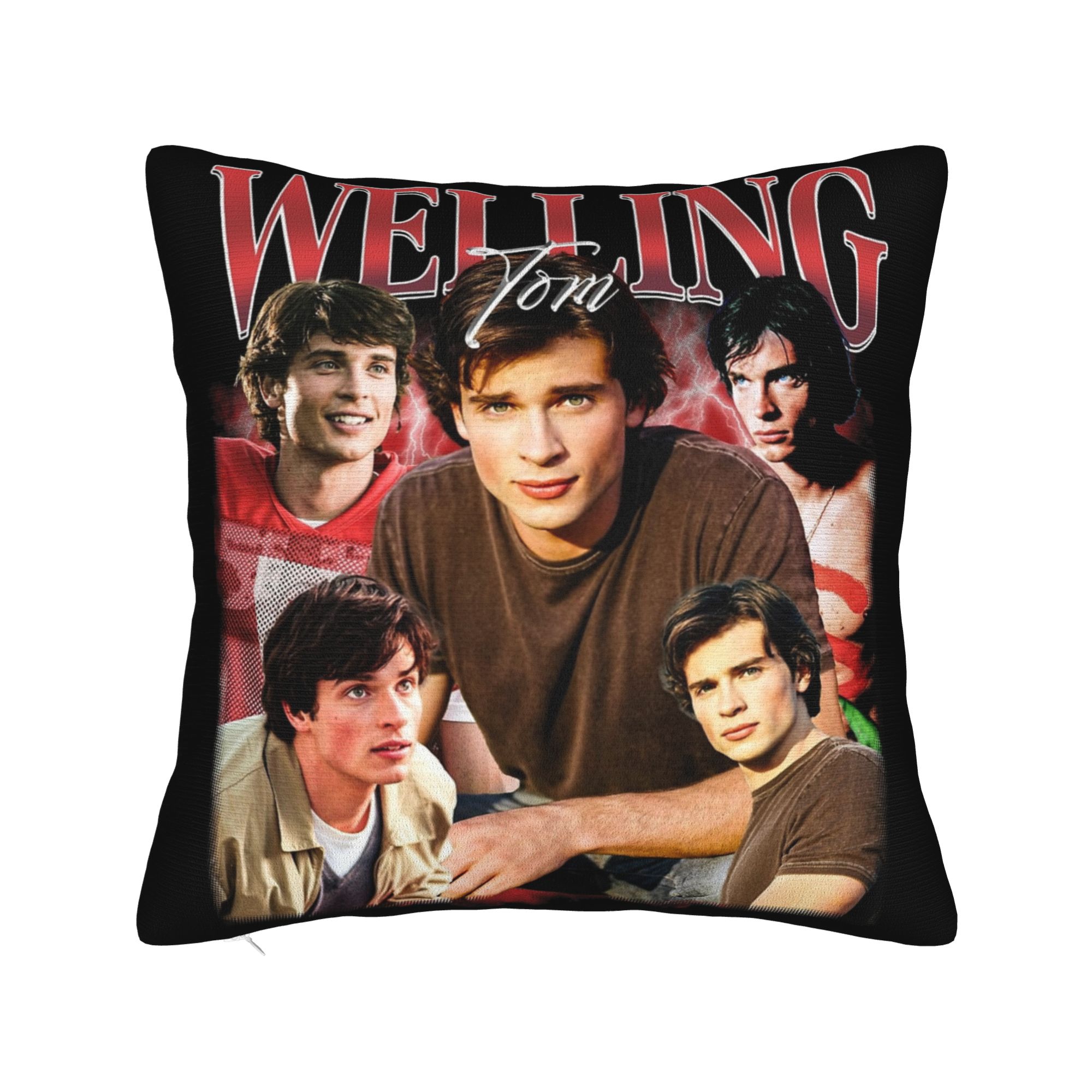Pillow Cover Sublimation - Vintage Welling Tom ısıtmalı rekabet yastık