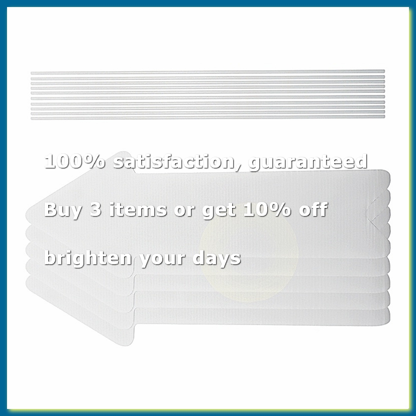Yard Sign Blank - 5'li Paket Beyaz Boş Düğün Yönlendirme