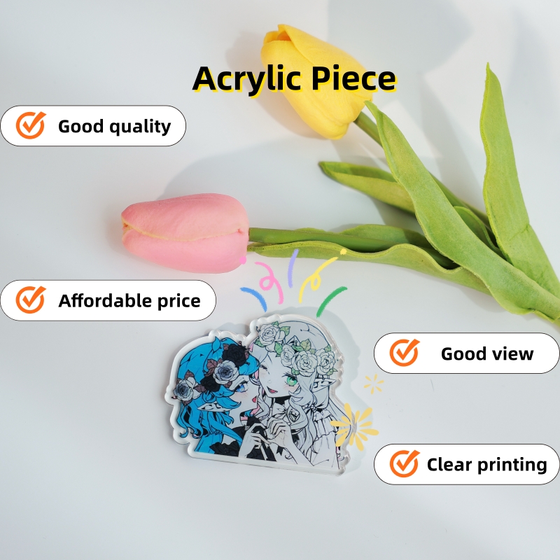 Photo Acrylic Block - 1 adet Özel Çift Katmanlı Akrilik