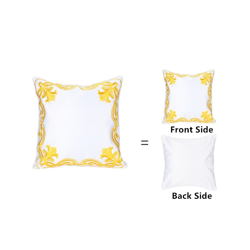 Pillow Cover Sublimation - Lüks Süblimasyon Baskılı Kare Yastık Kılıfı