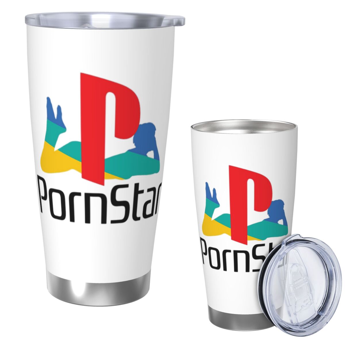 Tumbler 20Oz White - Ps Pron Star Beyaz Paslanmaz Çelik
