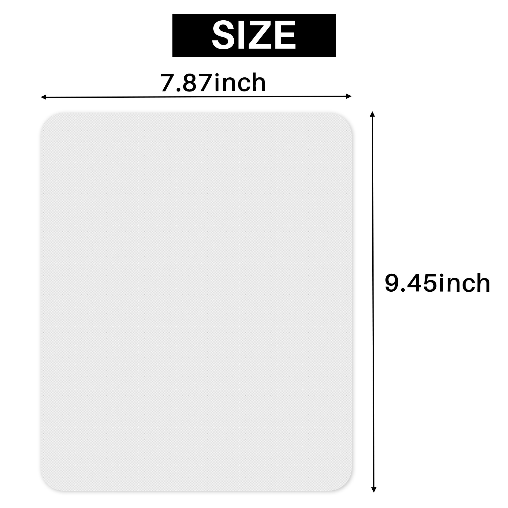 Mouse Pad Blank Sublimation - Sublimasyon Transferi Isı Pres Baskı El