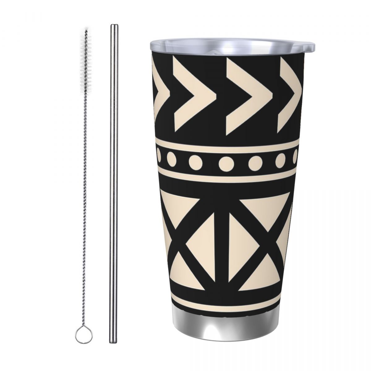 Afrika Çamur Bezi Siyah Beyaz  - Tumbler 20Oz White incelemesi ve fiyatı