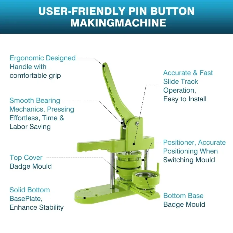 Rozet Pin Düğme Yapma Makinesi - Button Badge Blank incelemesi ve fiyatı