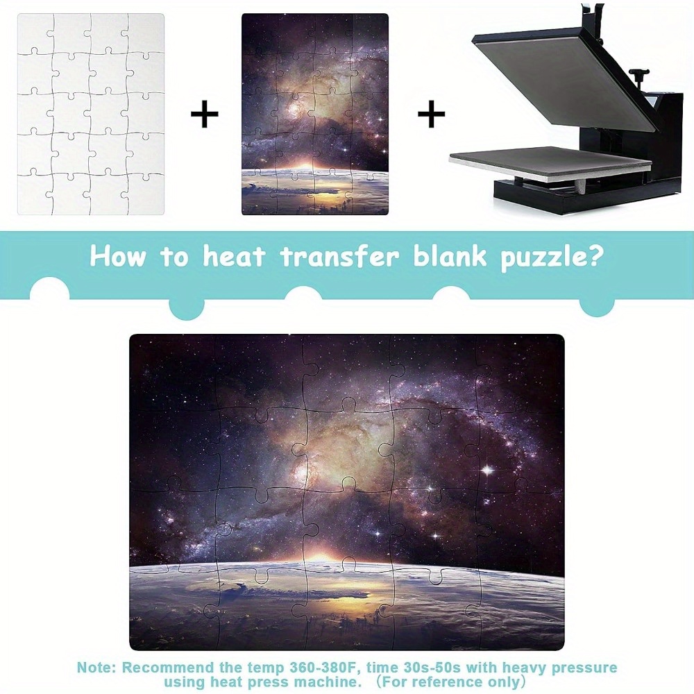 6 adet Süblimasyon Boş Bulmaca - Puzzle Blank White incelemesi ve fiyatı