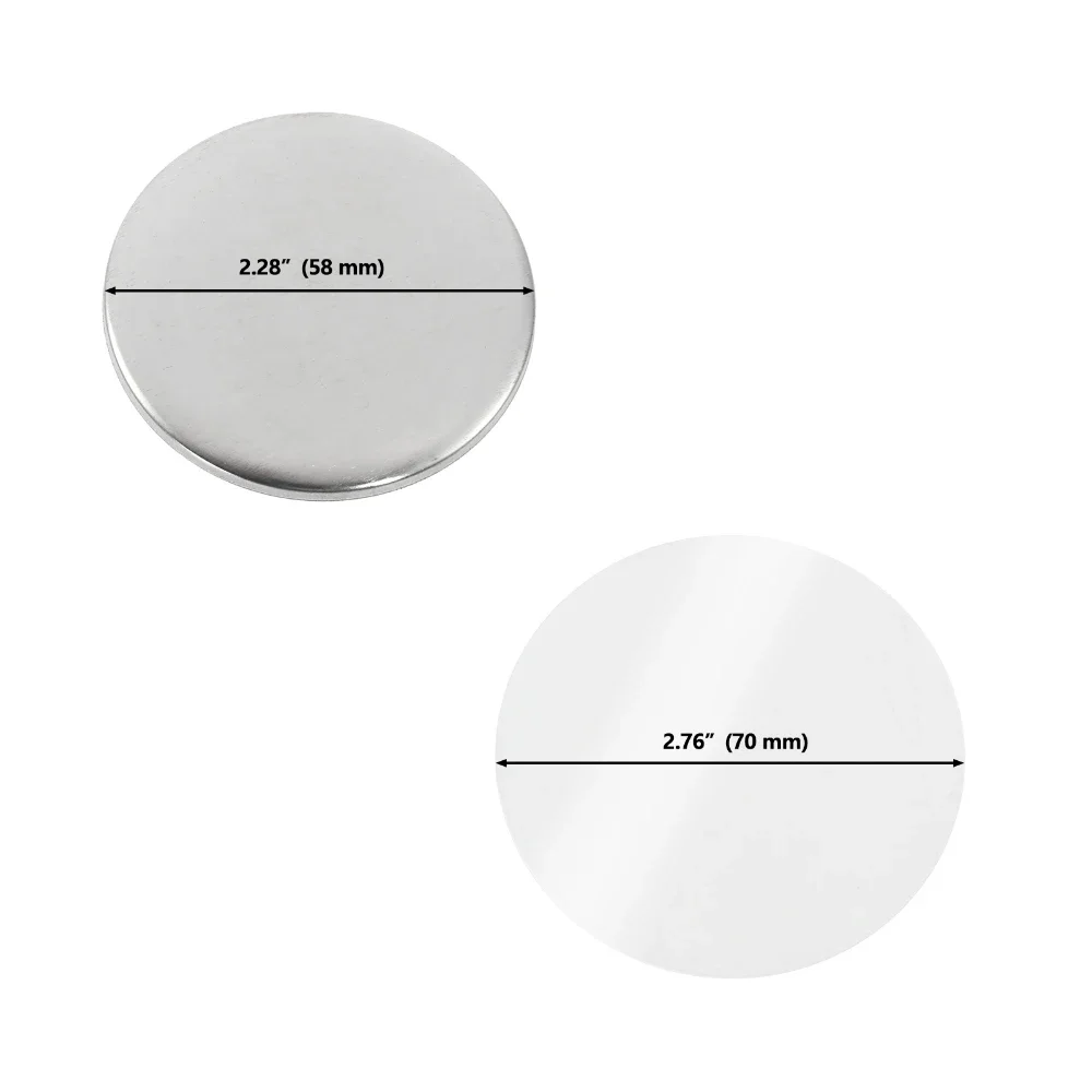 50 adet DIY rozet malzeme için - Button Badge Blank incelemesi ve fiyatı