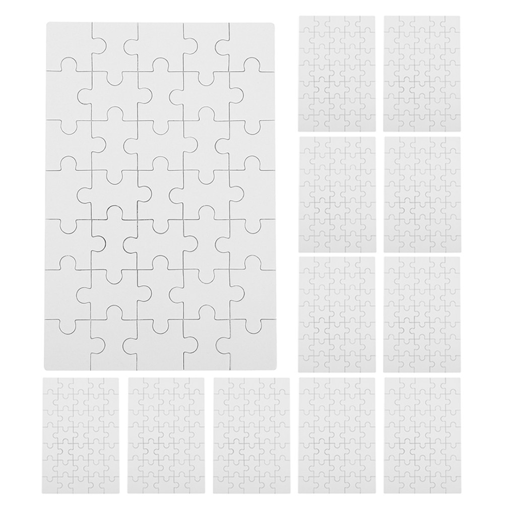12 Adet Boş Süblimasyon Yapboz - Puzzle Blank White incelemesi ve fiyatı