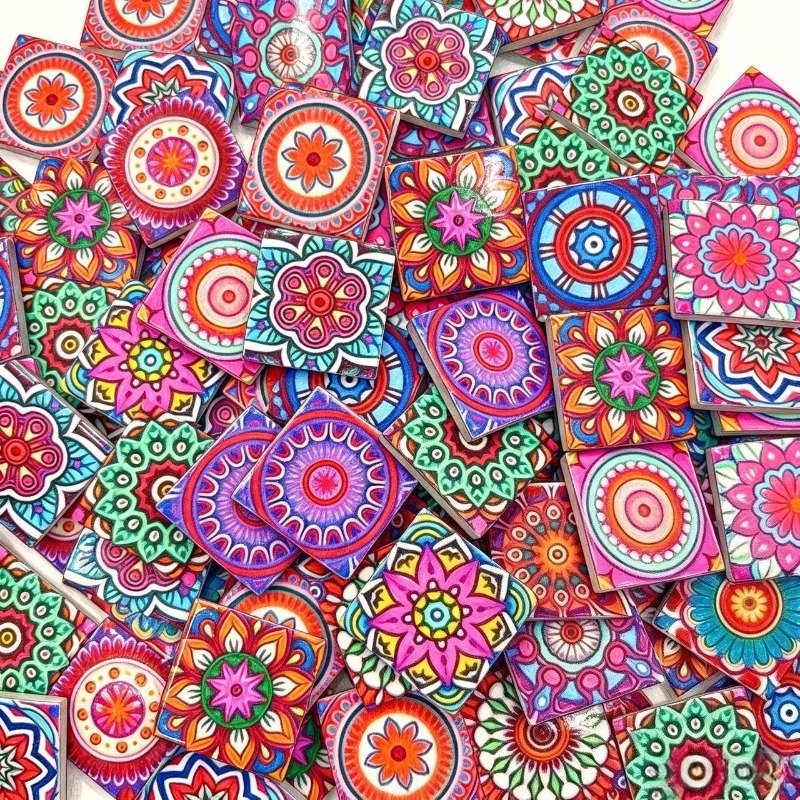 Mandala Baskılı Seramik Mozaik - Ceramic Tile Blank incelemesi ve fiyatı