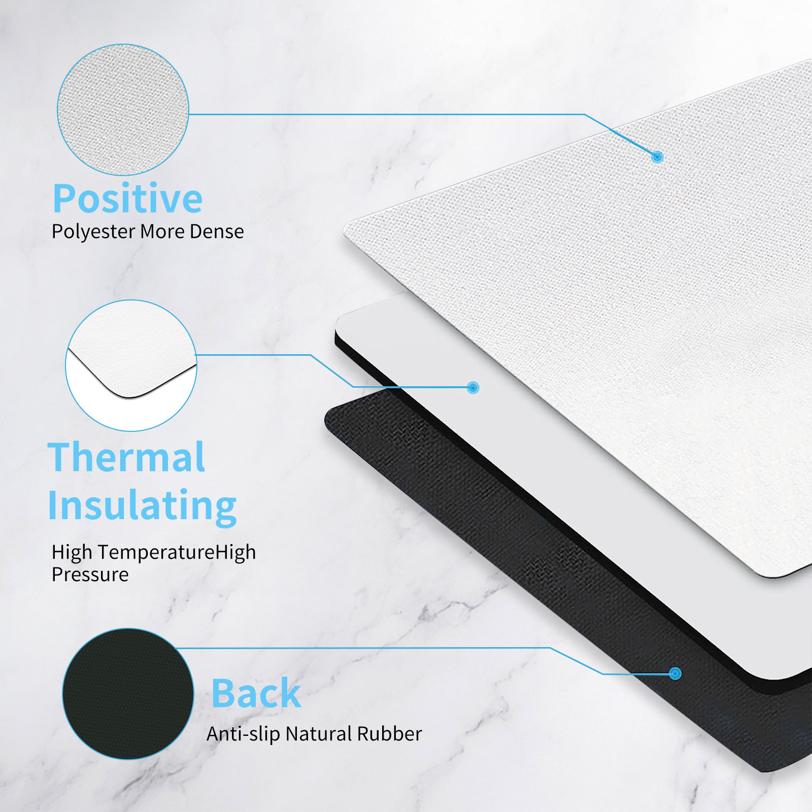 8 adet Süblimasyon Mouse Pad B - Mouse Pad Blank Sublimation incelemesi ve fiyatı