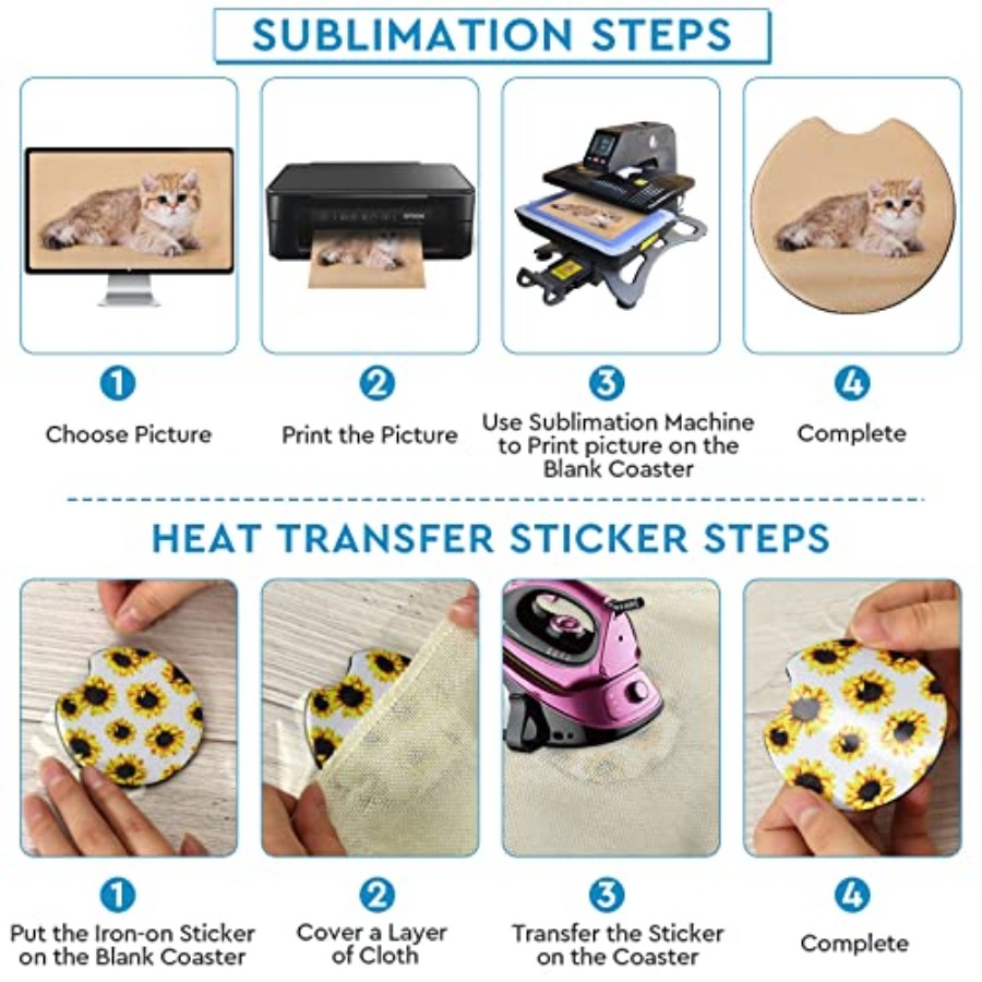 40 adet süblimasyon boş araba  - Coaster Sublimation Blank incelemesi ve fiyatı