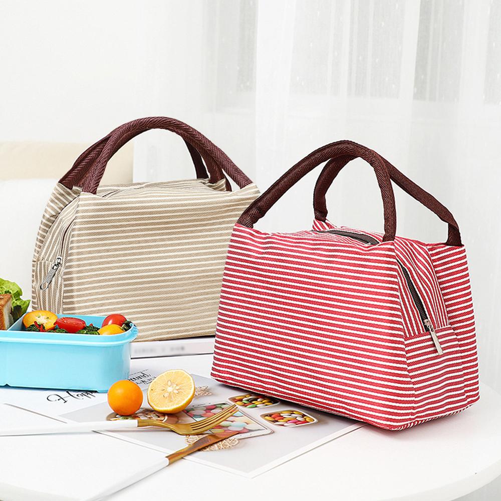 Çizgili Yalıtımlı Öğle Yemeği  - Tote Bag Sublimation incelemesi ve fiyatı