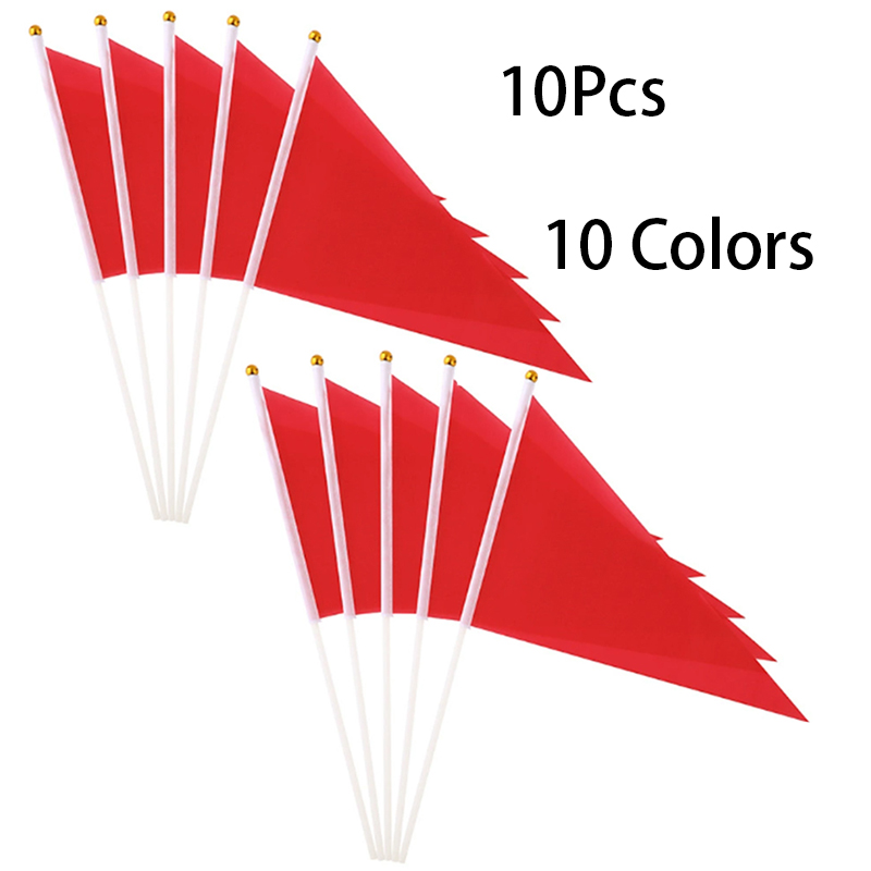 10 Adet Renkli Üçgen Bayraklar - Yard Sign Blank incelemesi ve fiyatı