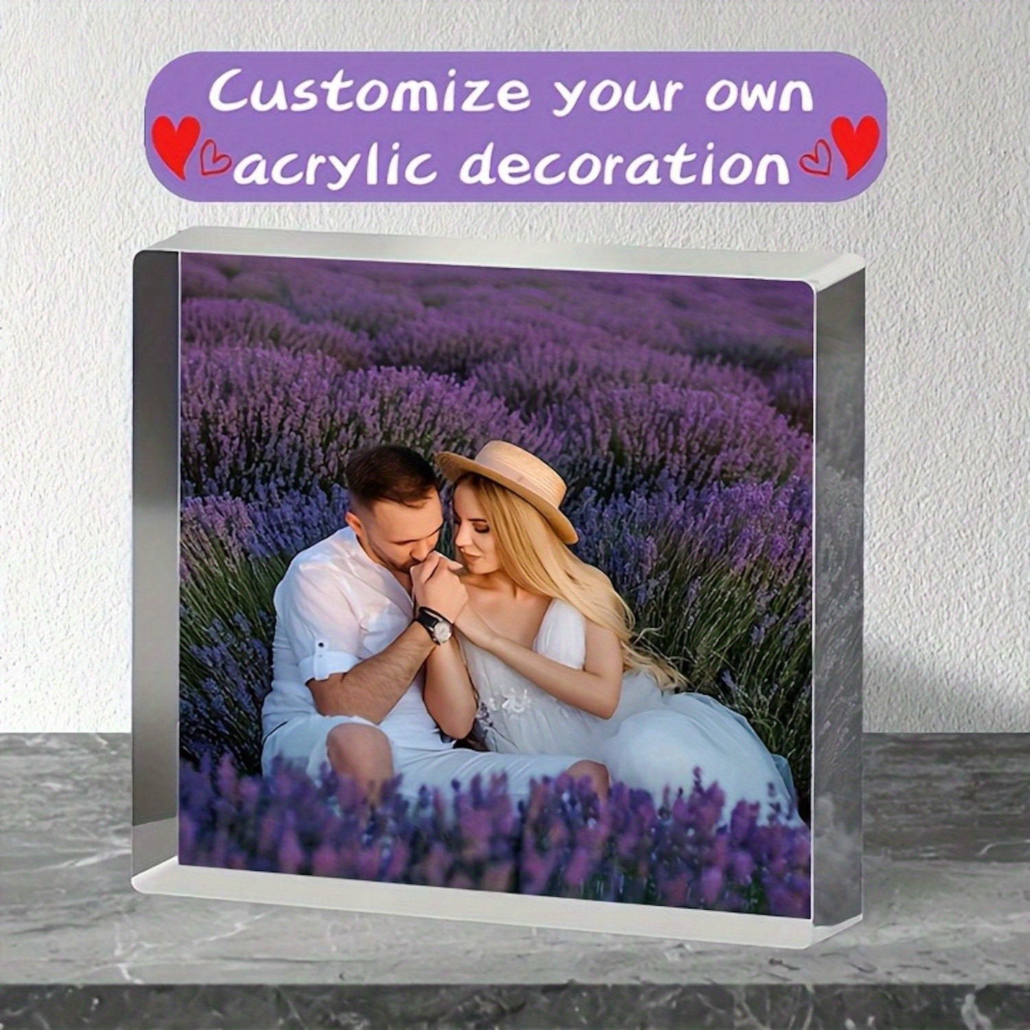 2D Düz Akrilik Fotoğraf Bloğu  - Photo Acrylic Block incelemesi ve fiyatı