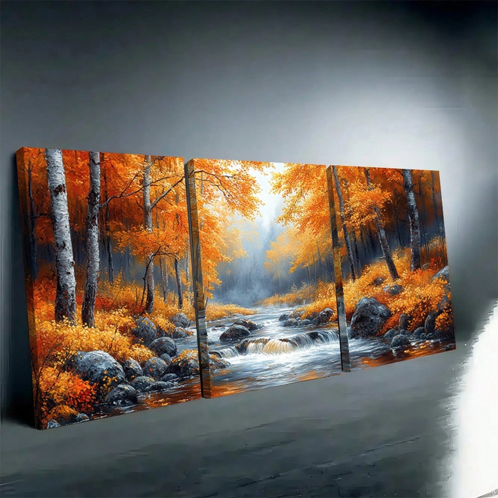 2D Düz, 3 Parçalı Set Canlı So - Canvas Wrap Ready incelemesi ve fiyatı