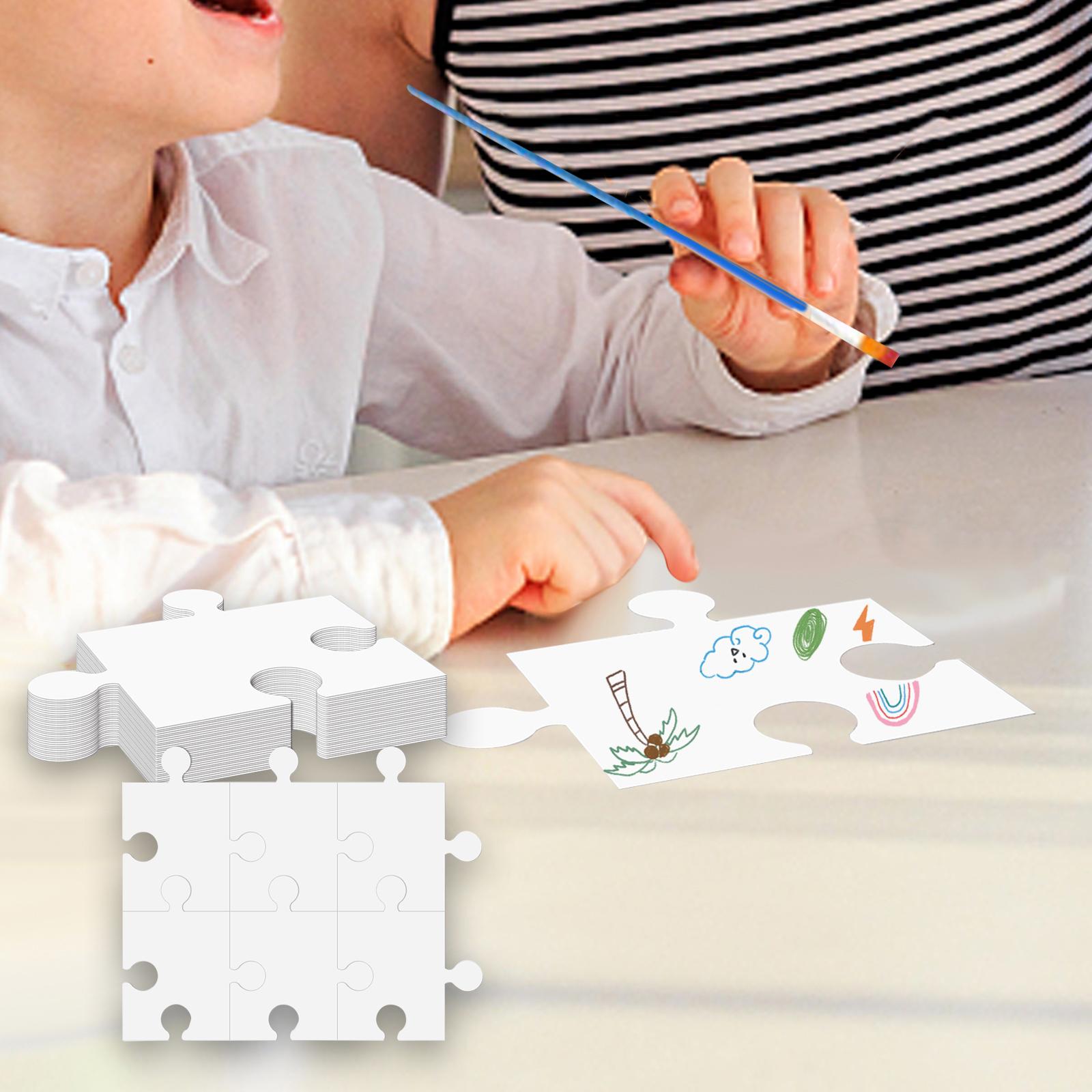 Beyaz Karton Boş Yapbozlar Aks - Puzzle Blank White incelemesi ve fiyatı