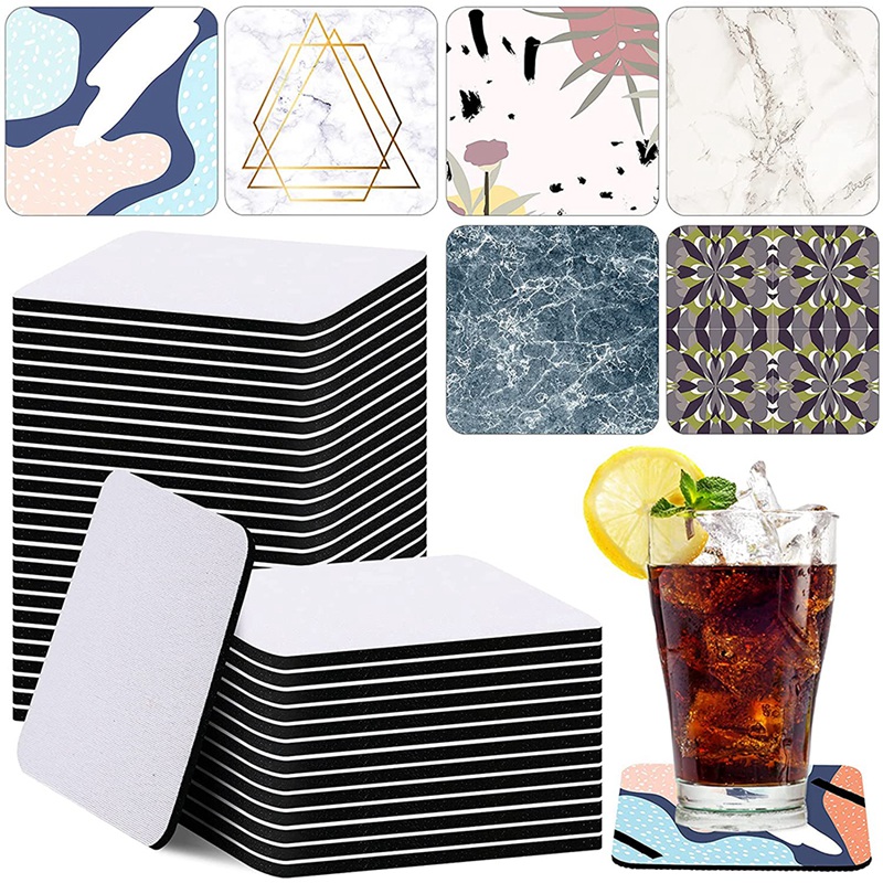 35 Parça Kare Süblimasyon Bard - Coaster Sublimation Blank incelemesi ve fiyatı