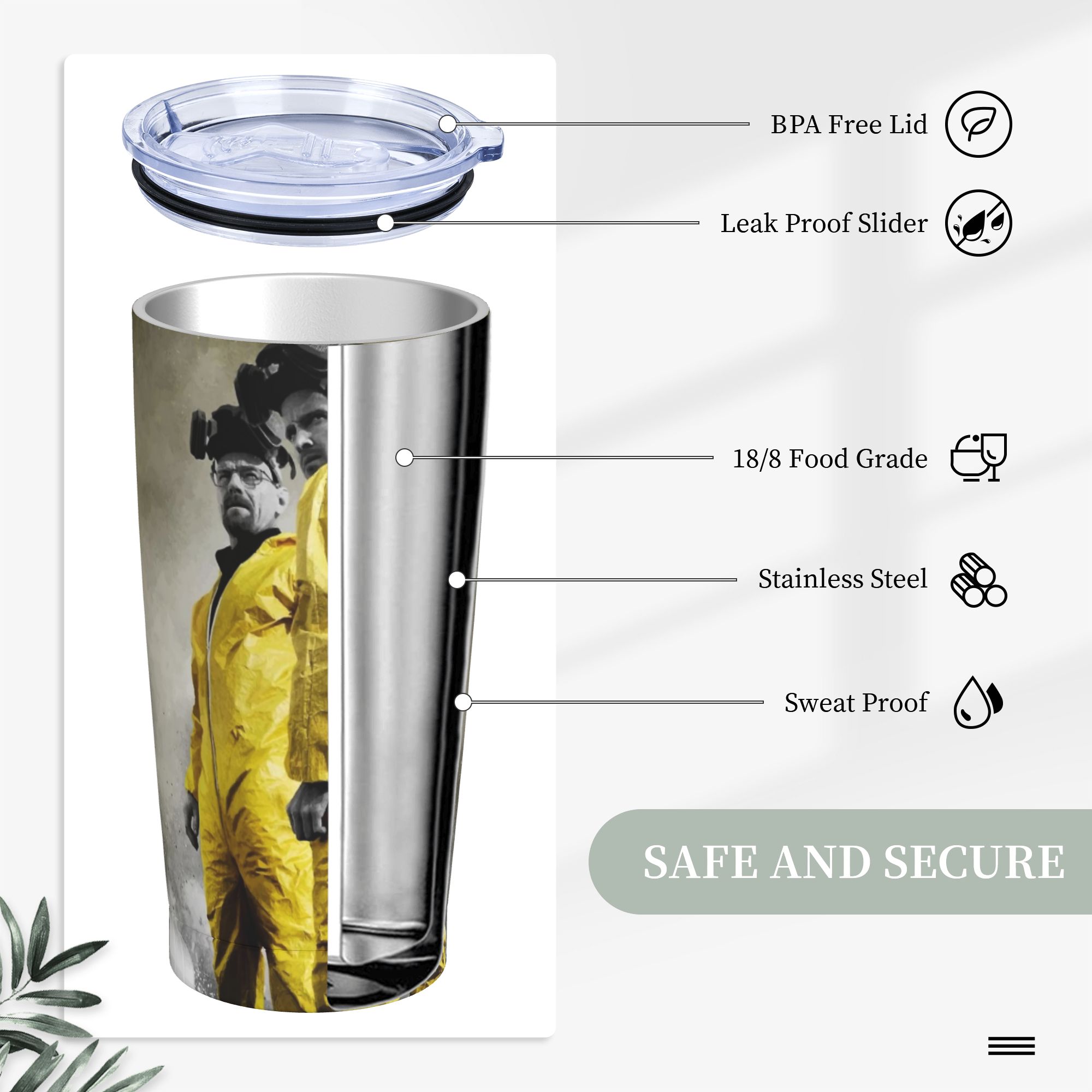 Breaking Bad Tumbler Vakumlu Y - Tumbler 20Oz White incelemesi ve fiyatı