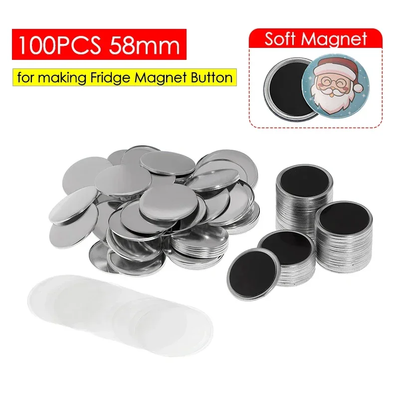 50/100 adet 25-75mm mıknatıs b - Button Badge Blank incelemesi ve fiyatı