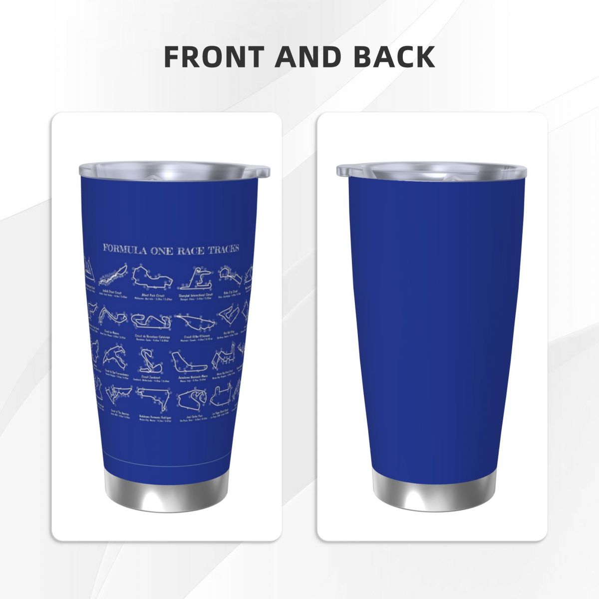 F1 Yarış Pistleri (Beyaz Şablo - Tumbler 20Oz White incelemesi ve fiyatı